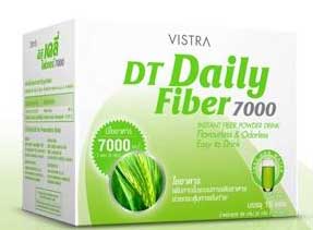Vistra DT Daily Fiber 7000mg. (8gx10 ซอง)  วิสทร้า ดีที เดลี่ ไฟเบอร์ 